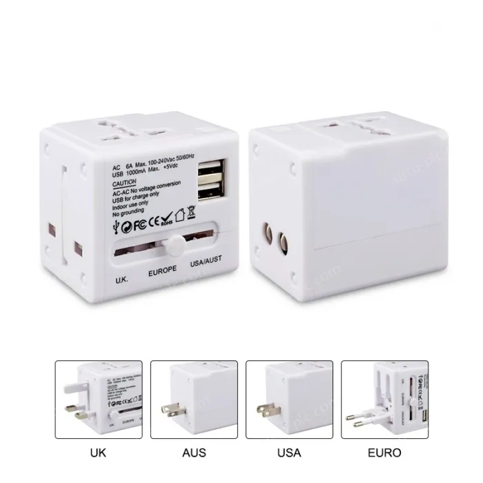Gifts Hot sales travel adapter KRUSB-WLG3338B