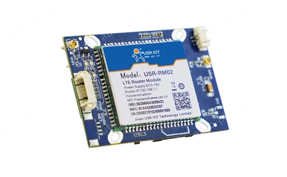Single-network port 4G wireless router module