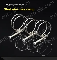 Double steel wire hose clamp 201 material 25-29*2 [wire diameter]