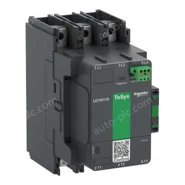 LC1G115EHEN Contactor, high power, TeSys Giga, standard version, 3 pole/NO, AC-3 <=440V 115A, 48-130VAC/DC coil