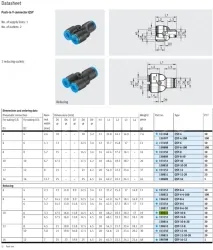 Push-in fitting QSY-10-6(FESTO)