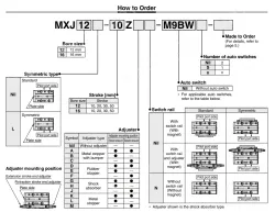 Air Slide Table MXJ Series MXJ12-30ZN