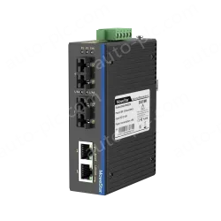 2 Ports 100M F(x) + 2 Ports 10/100M T(x) Din-Rail Unmanaged Industrial Ethernet Switch