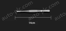 Stainless steel tweezers Straight round head (thick) 14cm