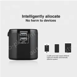 International travel adapter KRUSB-WLG3303B