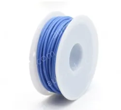 Silicone high temperature cable 24AWG Blue