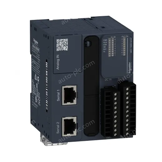 TM221M16R logic controller, Modicon M221, 16 IO, relay