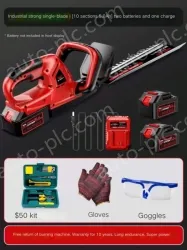 Industrial powerful single-edged 10-cell 5.0Ah two batteries and one charger