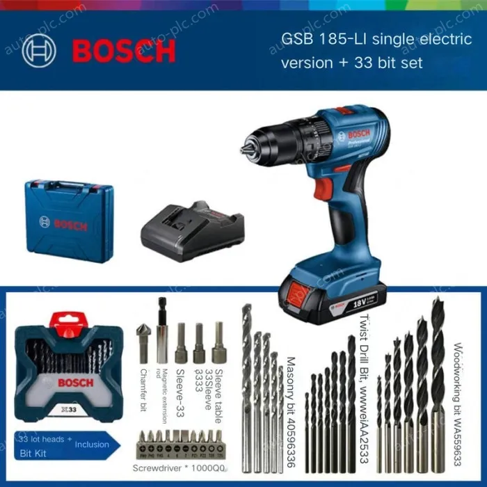 GSB 185-LI single electric +33 pcs