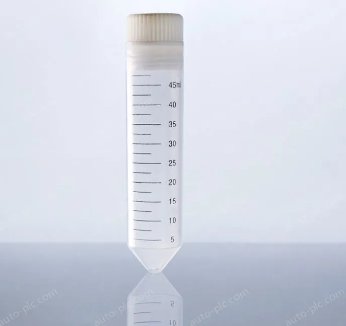 50 ml centrifuge tubes are internally rotated with round bottoms
