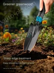 Luxury beech handle 3-tooth pointed tip weeding hook grass shovel
