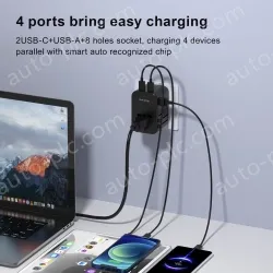 New GaN 65W PD Super Fast Charge Travel Adapter