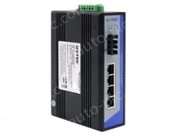 UOTEK 4-Port Gigabit Network Fiber Optic Transceiver