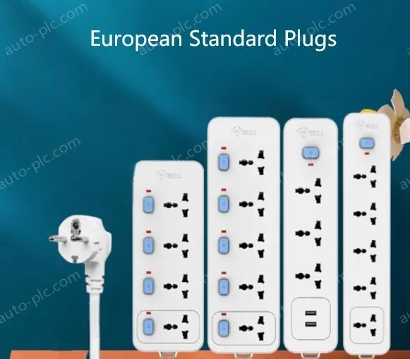 European standard main switch 3 socket