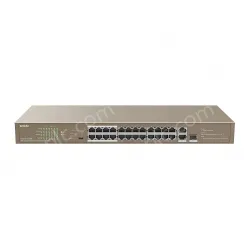 24FE+2GE/1SFP Rackmount Switch With 24-Port PoE