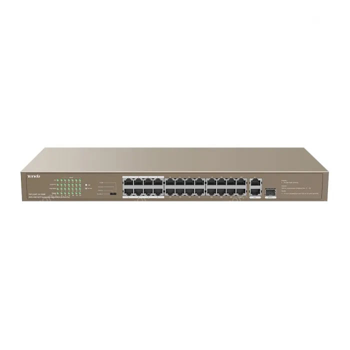24FE+2GE/1SFP Rackmount Switch With 24-Port PoE