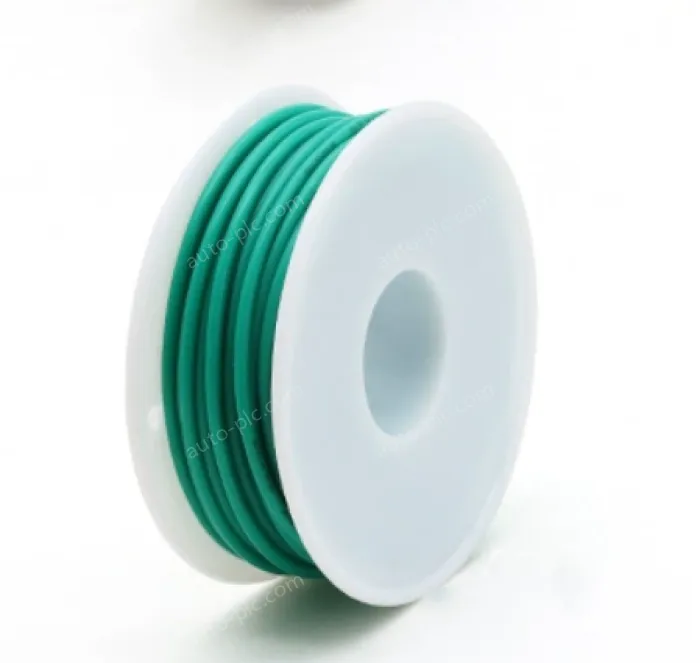 Silicone high temperature cable 24AWG Green