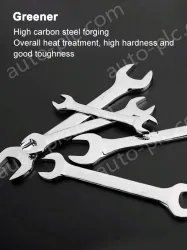 Industrial-grade features 34x36 Double-ended wrench