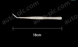 Stainless steel tweezers Curved tip (thick) 18cm