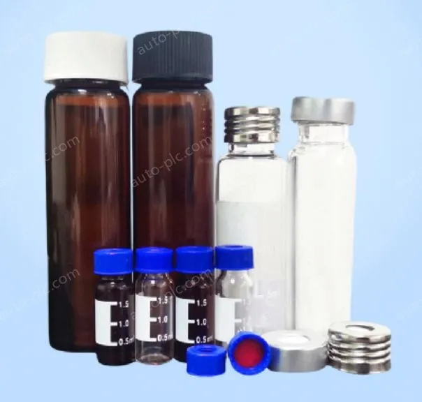 Chromatography injection vial headspace cap 2 ml