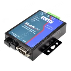Level-type fiber-to-serial port