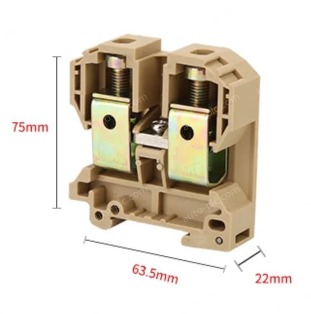 SAK-70 DIN Rail Terminal Block Yellow Terminal Block 70 square high current terminal board