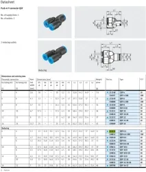 Push-in fitting QSY-6-4(FESTO)
