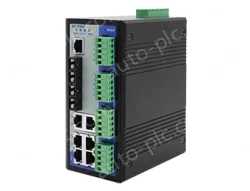 OTEK UT-65208F Series Managed Industrial Ethernet Switch with Serial Ports