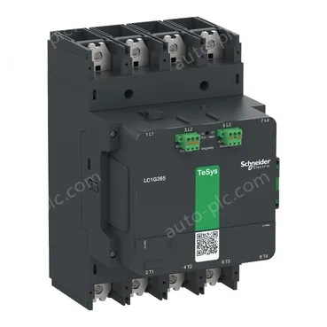 LC1G4004EHEA Contactor, high power, TeSys Giga, advanced version, AC-1, <= 440V, 550A, 4 pole/NO, 48-130VAC/DC coil