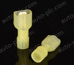 FDFN5.5-250（Yellow male and female)Fully insulated terminal with cold crimp termination