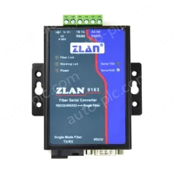 Level-type fiber-to-serial port