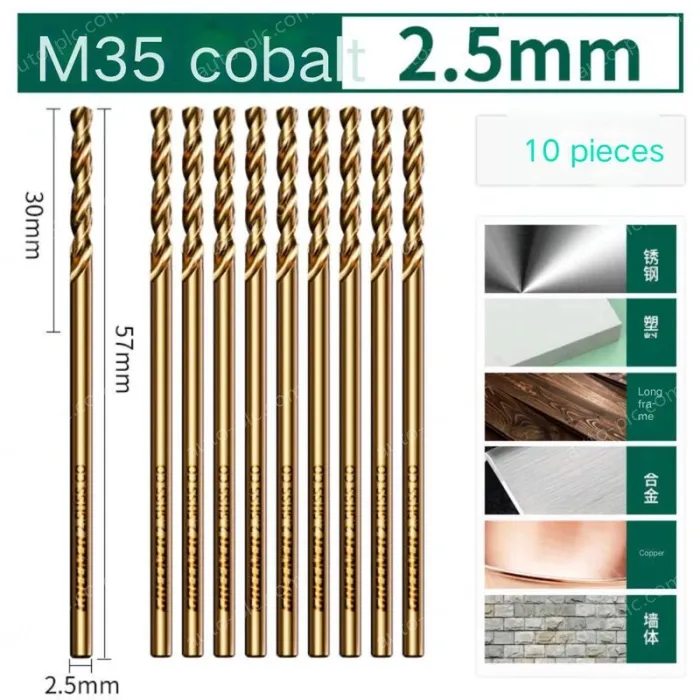 CONTAINS 2.5MM COBALT 10 STICKS