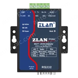 MQTT+JSON to Modbus gateway