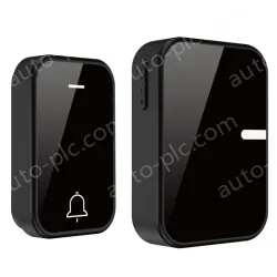 Waterproof one to one free self generating wireless doorbell, home 433 long-distance high volume alarm for the elderly