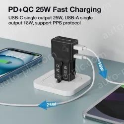 Mini 20W PD charger pocket travel adapter