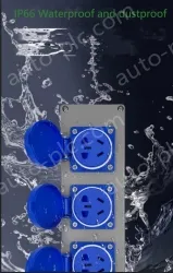 Explosion-proof cast aluminium 5-hole black