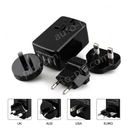 Newest product ,Universal travel adapter with 4 USB KRUSB-WLG3340B
