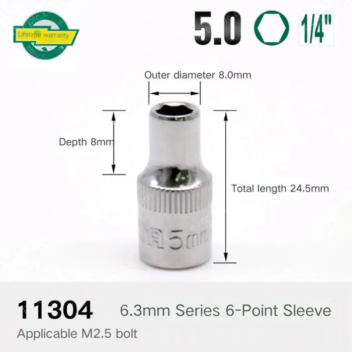 Xiaofei-5.0mm-6.3mm series 1/4-11304