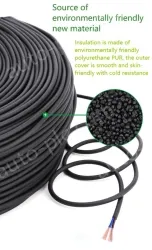 5 core 4 core 2 core sensor cable 22 AWG 3 pole