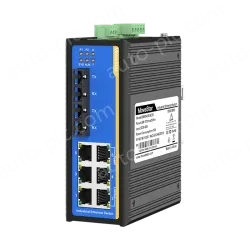 8 Ports 10/100M Din-Rail Managed Industrial Ethernet Switch