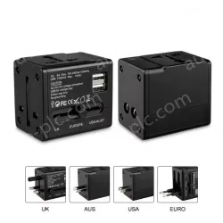 Gifts Hot sales travel adapter KRUSB-WLG3338B