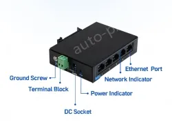 5-port 100M Ethernet switch