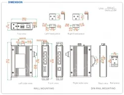 UOTEK 100M 5-Port Managed Ethernet Switch
