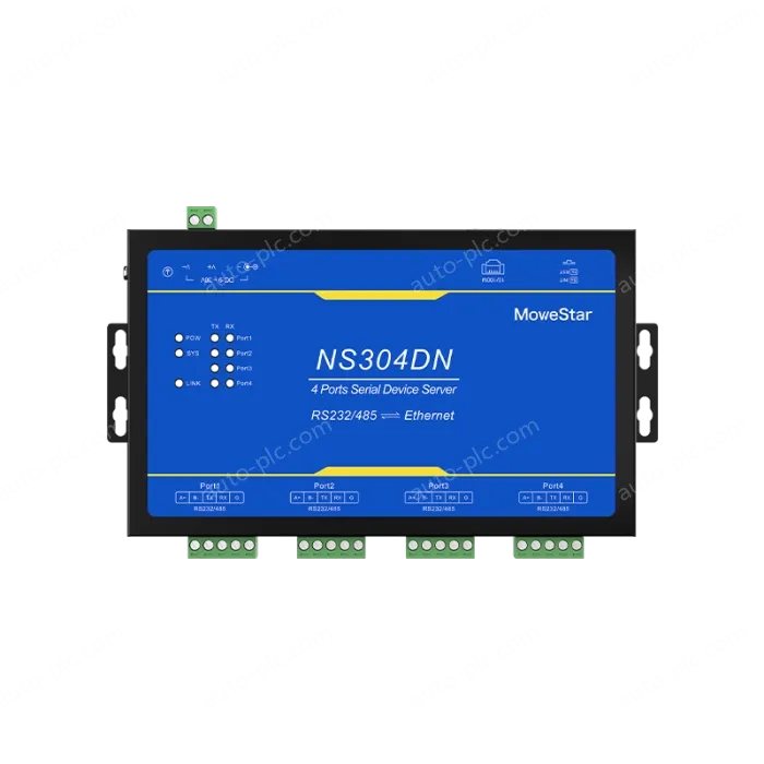 4 Ports RS232/485 Serial to 100M Ethernet Server