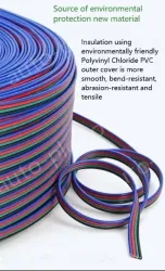 LED light connecting cable 16AWG*2 and (26/0.14TS)