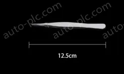 Stainless steel tweezers Straight tip (thick) 12.5cm