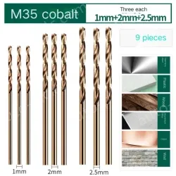 3 pieces of 1mm, 2mm, and 2.5mm