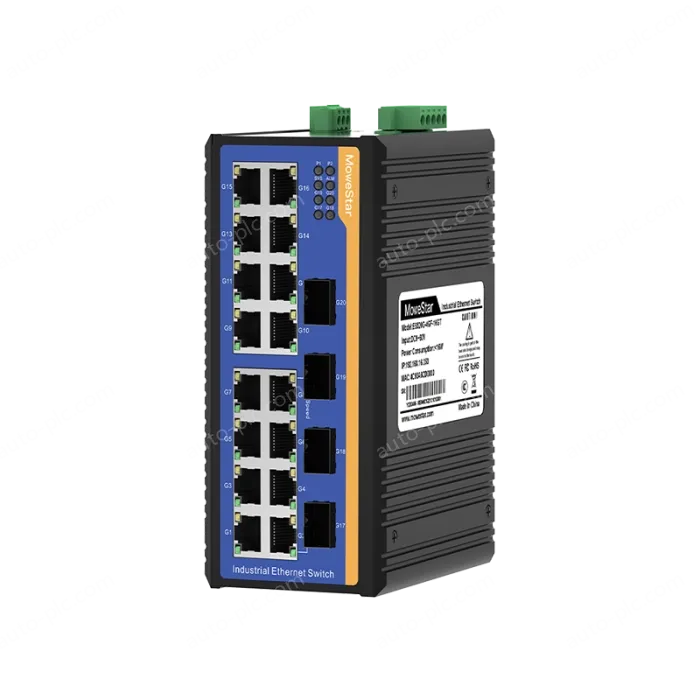 [Gigabit 4 optical 16 electrical] ring network managed industrial switch
