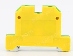 EK4 Grounding Terminals Yellow and Green Grounding Terminals Din Rail Terminals Universal Grounding Plastic Terminals