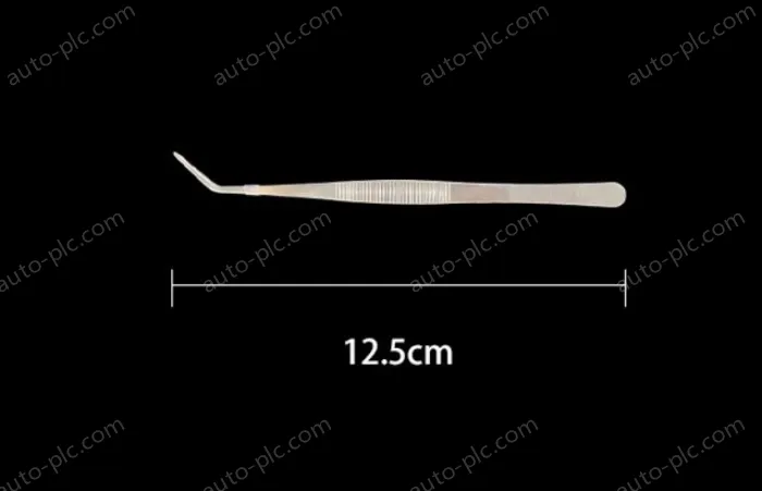 Stainless steel tweezers Curved tip (thick) 12.5cm